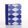 Women's wallet on the button, blue color