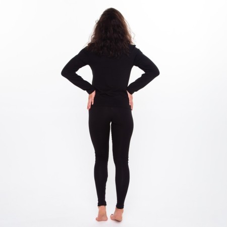 Feminine thermal underwear (leggings), black color, size 58-3