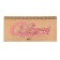 Wooden envelope "Happy Birthday!" gold, flowers, 17 x 8.5 x 2 cm