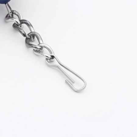 A toy with a karakatitsa carapace, lufoi and bell, 15 x 5 cm, blue-2