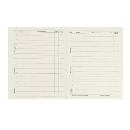 Universal diary for grade 1-11 Minty Soft Touch, soft cover, artificial leather, lies, 80 g/m2-5