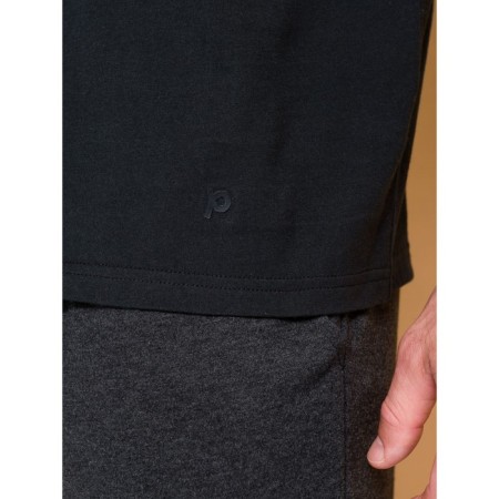 Male T -shirt, size 50, black color-4