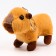 Soft toy "Capybara" on a key fob, 14 cm