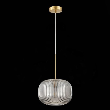 STL LUCE Sus. SL1154.303.01. Gran. 1x60 W, E27, 24.5x24.5x38 cm, brass color-4