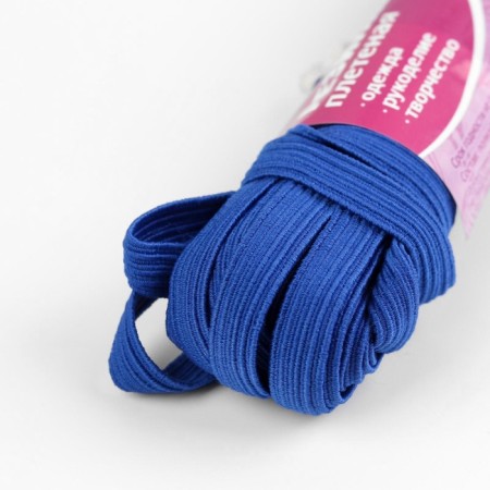 Bleaner elastic band, 10 mm, 10 ± 1 m, cornflower color No. 210-1