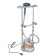 KitFort KT-913 steamer. floor, 2000 watts, 1300 ml, 35 g/min, cord 1.9 m, white-beige