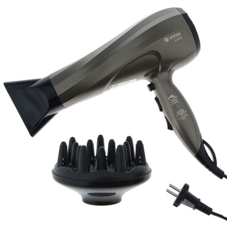 Hair hair dryer Vitek VT-2298, 2400 W, 2 speeds, 4 pace. regime, diffuser, ionization