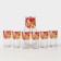 Art. - 71500/48 A jug 1.5 l + 6 glasses 230 ml, flowers and berries 71500/48