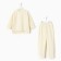 Kidsa (sweatshirt, trousers) minku milk color, height 152 cm