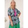 Female blouse, size 44, green color