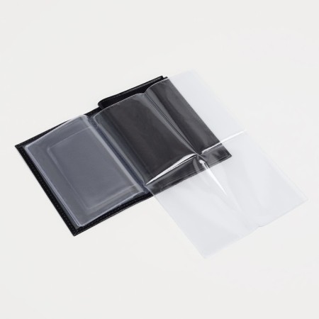 Cover for auto documents and passports, black color-4