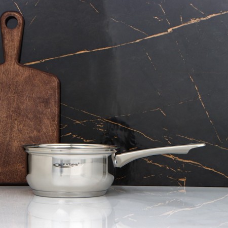 Gretta bucket, 1.6 l, d = 16 cm, capsule, without a lid, metal handle, induction