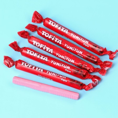 Chewing sweets "Yummy for the cutie", taste: cherry, 50 g.-1