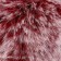 Pompon Artificial fur "Bordeen with white tips" d = 9 cm