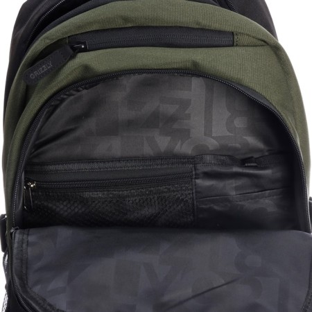 Youth backpack, 45 x 32 x 23 cm, Grizzly 330, ergonomic back, khaki RU-330-7_3-7