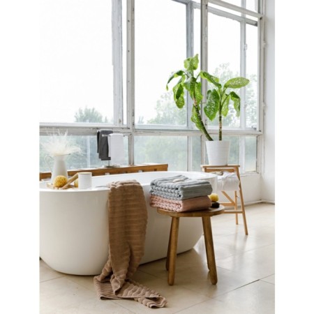 Waves Essential towel, 623 gr, size 70x140 cm, beige color-1