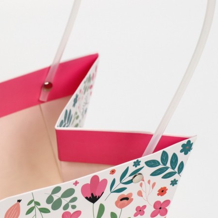 Moisture -resistant package for flowers for you, 20 x 12 x 20 cm-4