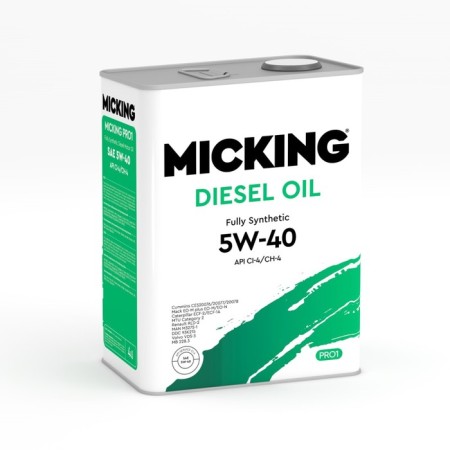 Motor Micking Diesel Oil Pro1, 5W-40 CI-4/CH-4, synthetic, 4 liters