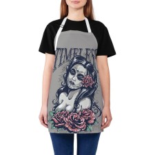 Apron of a kitchen with a photo print 