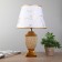 Frea desktop lamp 1x40W E14 gold-beige 24x24x39 cm Risalux