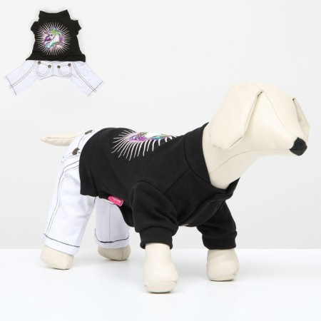 Combiason "Unicorn", size 18 (DS 40 cm, fire 50 cm, Osh 38 cm), black and white