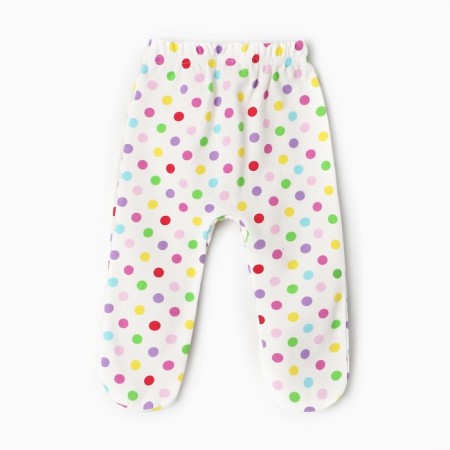 Children's sliders, white color/peas, height 62 cm-2