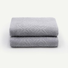 Полотенце махровое 70х130см Ritmica, св.серый, 340г/м хл100%