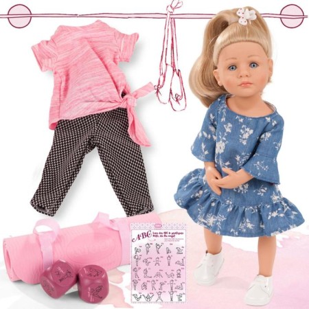 GOTZ doll "Lotta goes to yoga", size 36 cm-1