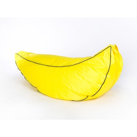 Armchair - Bag "banana" is small, length 110 cm, thickness 45 cm, yellow color, raincoat-3