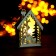 Light decor desktop "houses" 12.5 cm, mix