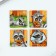 Magnetic bookmarks for books "with cookies are more interesting", 4 pcs