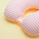 Soft antistress toy "Street", a headrest with a rivet, the color is pink