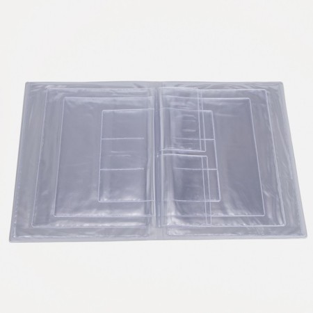 Document folder, 4 sets, blue color-2