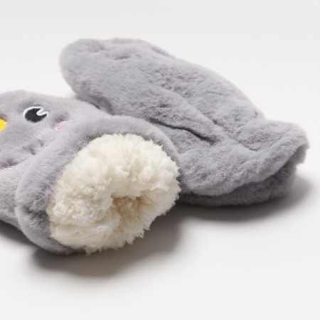 Teenage mittens for claim. Minaku crown 19 cm gray gray-2