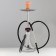 Supreme 48 cm hookah, stainless steel, transparent flask