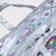 A set of cosmetic bags for the pool, 2 in 1, silver/multi -colored color