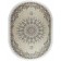 Oval carpet Mashad 1500 G203, size 120x170 cm
