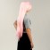 Carnival wig "anime" color pink, long