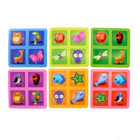 Board game "3 in 1" Memo, lotto, domino, 2-4 players, 3+-1
