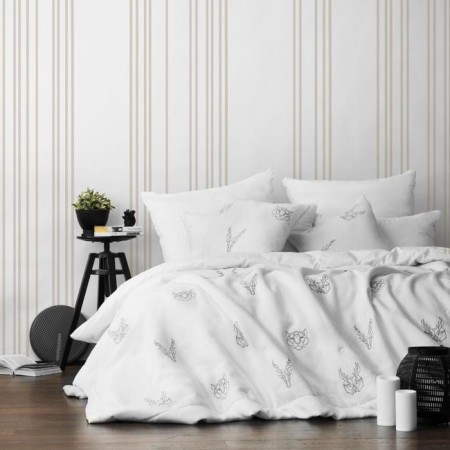Bedspread with pillowcases "onions", size 230x250 cm, white color-1