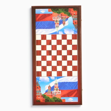 Wooden backgammon large, board game "Kremlin"-5
