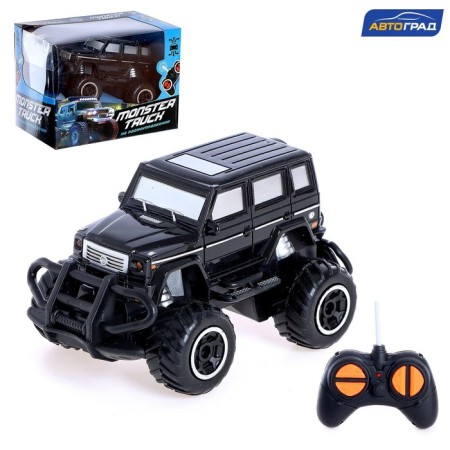 Radio -controlled "SUV", works on batteries, black color