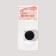 Rhinestones for decor, round, multi -size, black color