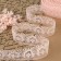 Capricon lace, 35 mm × 10 ± 1 m, peach color