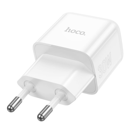 The N32, 1 Type-C, 30 W, PD + Qc, White Network Charger, White-1