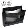 Papers Wall -Wallpaper "Istanm", black