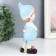 Polystone souvenir "Baby in caps, with a bouquet" MIX 9.5x6x17.5 cm