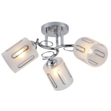 Ceiling light ESCADA, 1120/3PL. 3x40W, e27, 470x470x220 mm, chromium color
