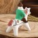 Souvenir "man on horseback", Kargopol toy