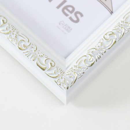 Photo frame Plastic "Vintage" 15x21 cm, white-2